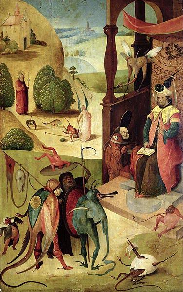 Hieronymus Bosch Saint James and the magician Hermogenes. china oil painting image
